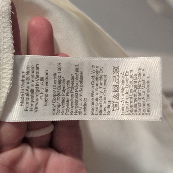 J. Crew Cream V-Neck Key-hole Blouse - Picture 6 of 7